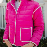 Quilted Trim Jacket