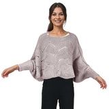 Sweater Poncho W/ Sleeves
