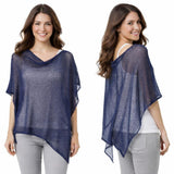 Mesh Knit Poncho