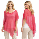 Mesh Knit Poncho