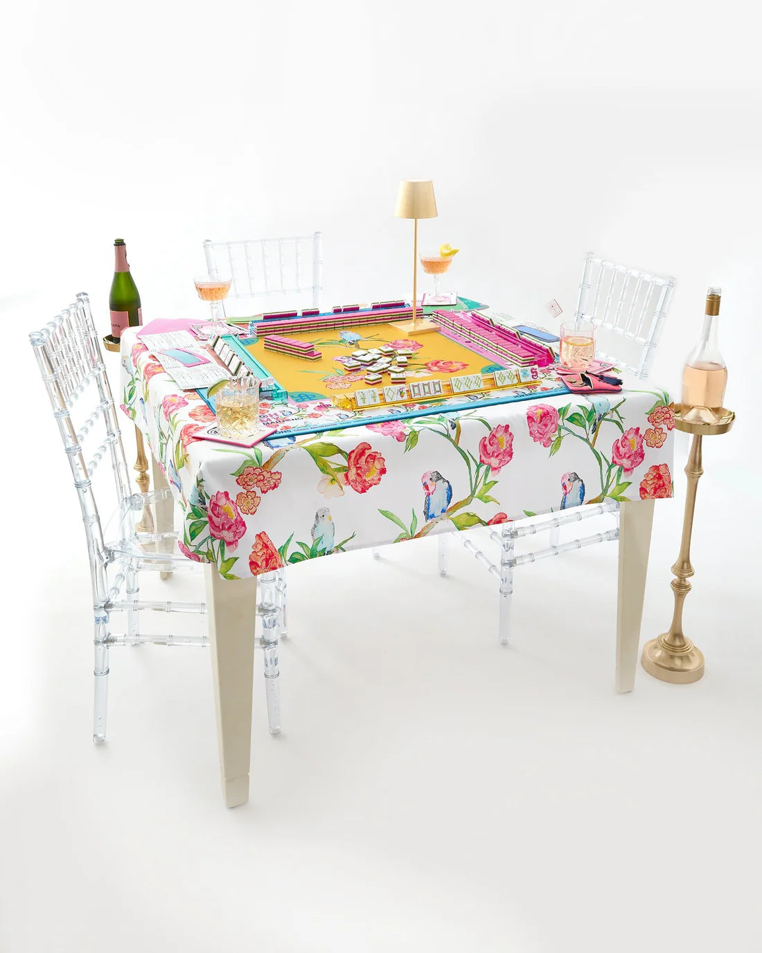 Instructional Mahjong Tablecloth