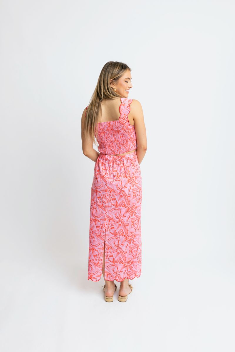 Tropical Linen Scallop Set