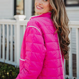 Quilted Trim Jacket