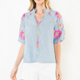 Millie Floral Embroidered Blouse