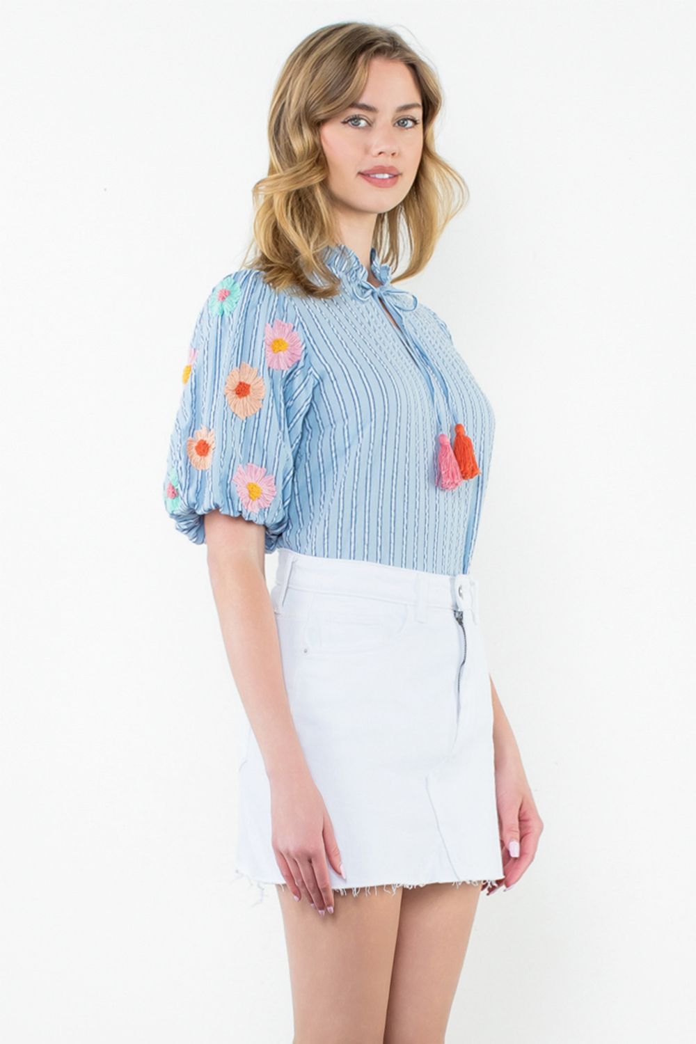 Mizel Embroidered Blouse