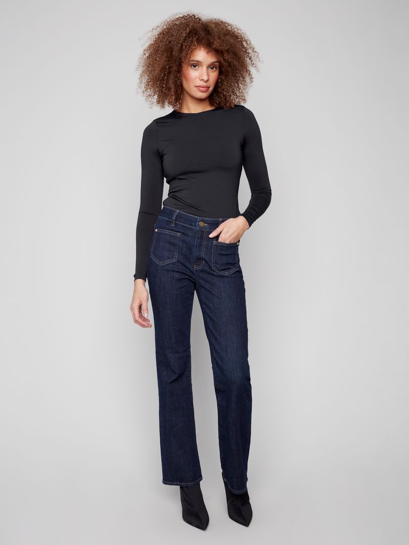 Patch Pocket Pant w/ Stretch Pocket