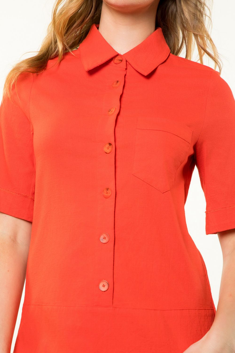 Pocket Collared Dress
