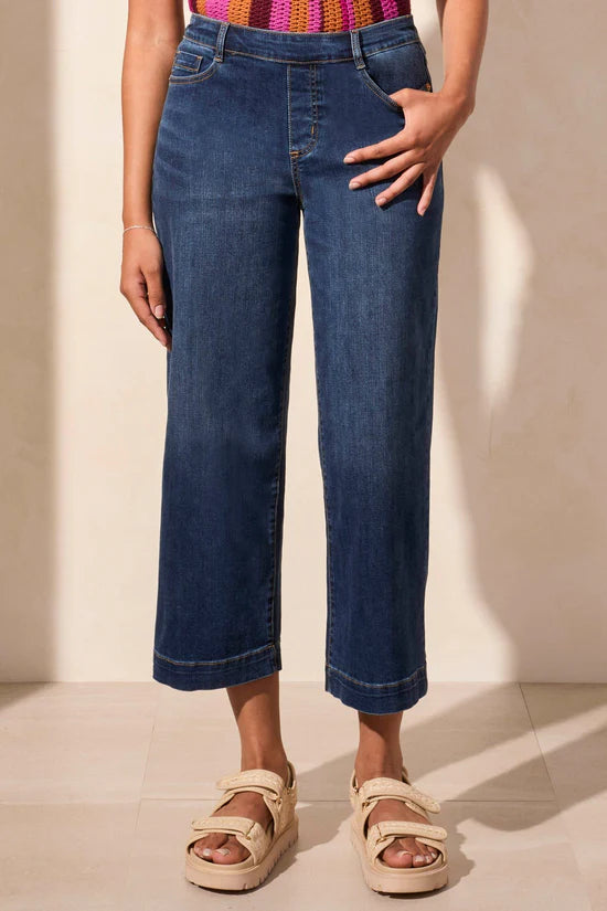 Audrey Pull On Cropped Jean