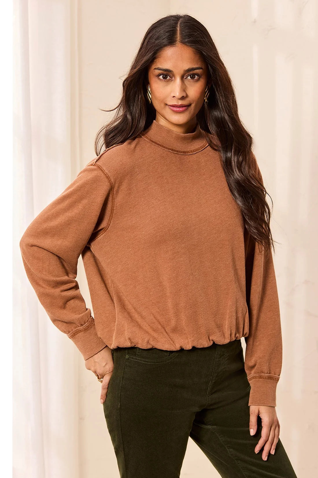 Annie Bubble Hem Top