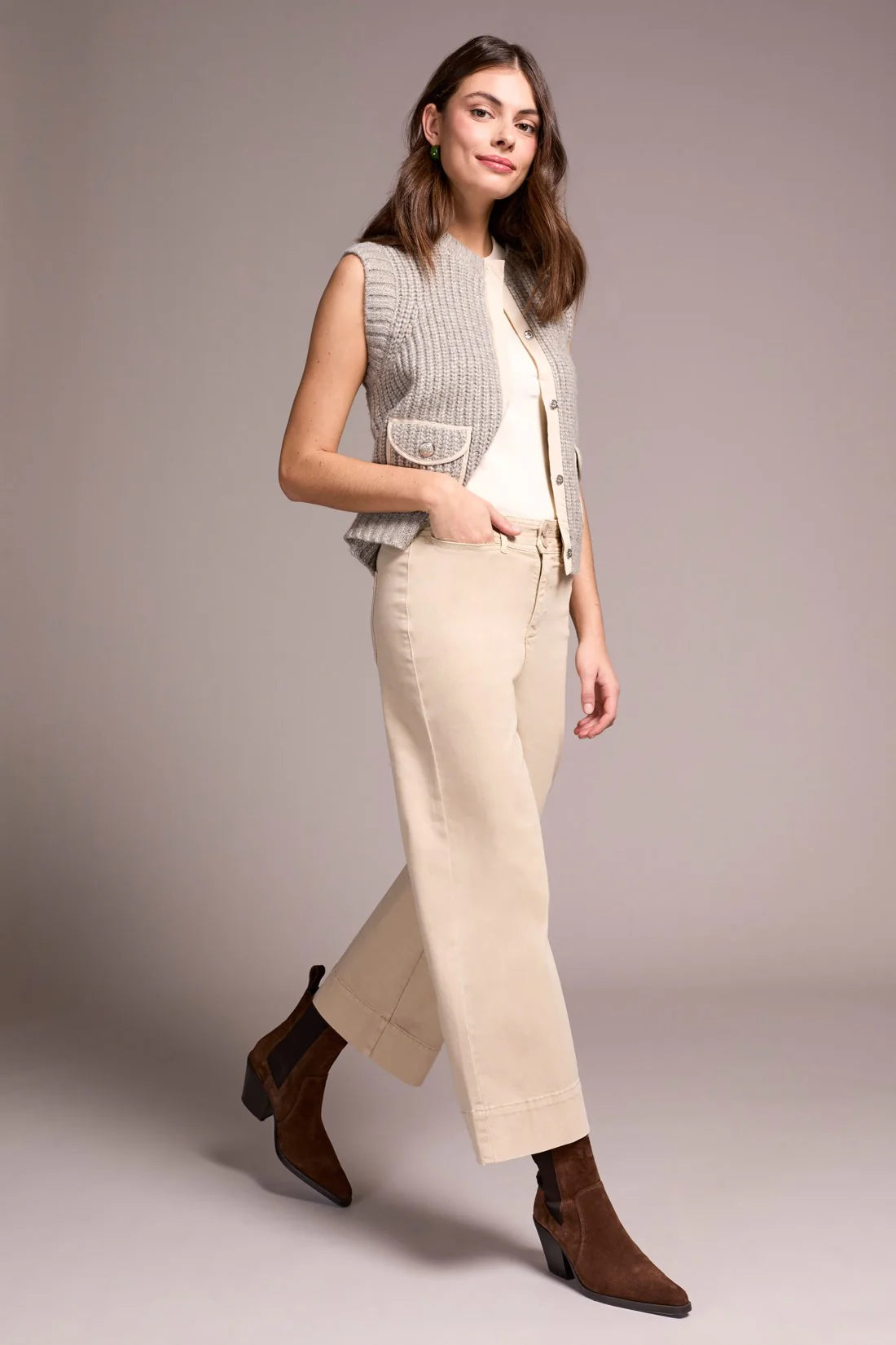 Comfort Stretch High Rise Palazzo Pants