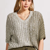 Dolman Elbow Sleeve Sweater