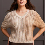 Dolman Elbow Sleeve Sweater