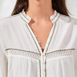 Eyelet Novelty Blouse
