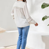 Eyelet Novelty Blouse