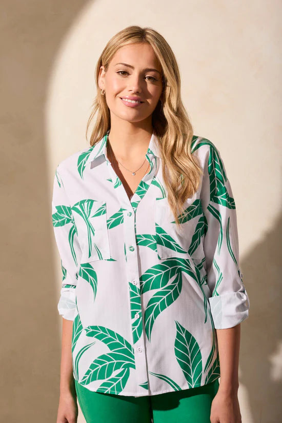 Foliage Printed Blouse