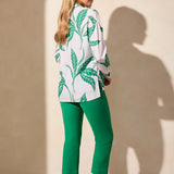 Foliage Printed Blouse