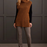 Plaited Cowl Neck Sweater