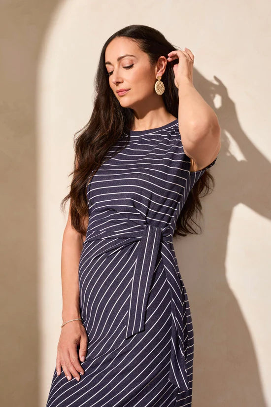 Nautical Terry Dress