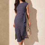 Nautical Terry Dress