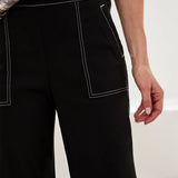 Stretch HighRise Wide Leg Capri