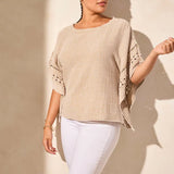 Gauze Caftan Blouse
