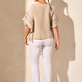 Gauze Caftan Blouse