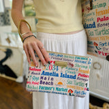 Amelia Island Custom Zip Pouch