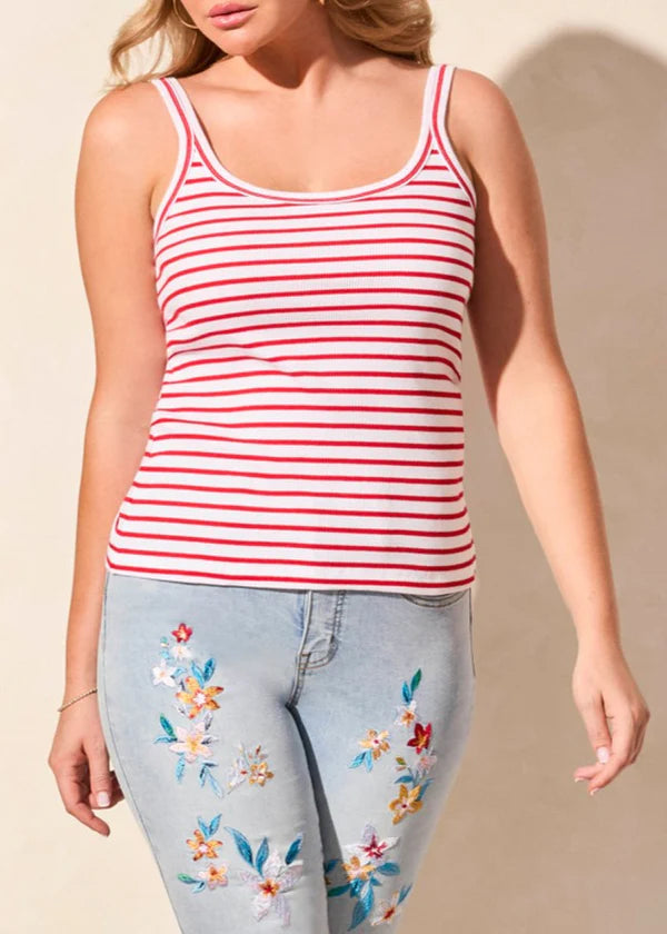 Tribal Striped Tank Top