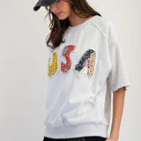 Lightweight USA Sweatshirt