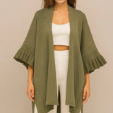 Kiara Solid Knit Kimono