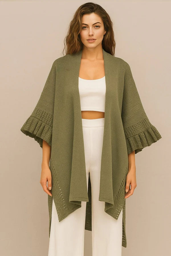 Kiara Solid Knit Kimono