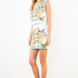 Lemon and Flowers Skirt Set