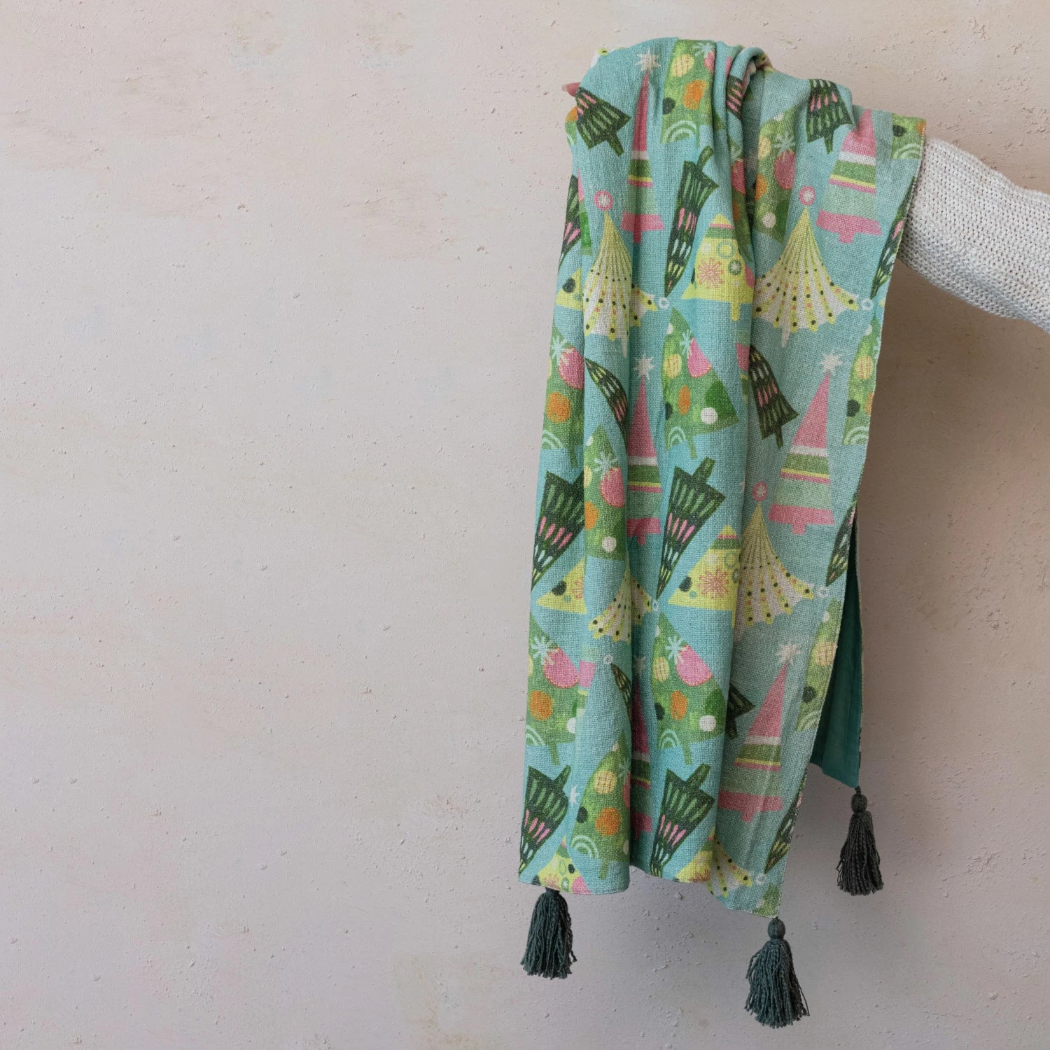 Christmas Tree Printed Throw