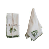 Set/4 Cotton Holiday Napkins