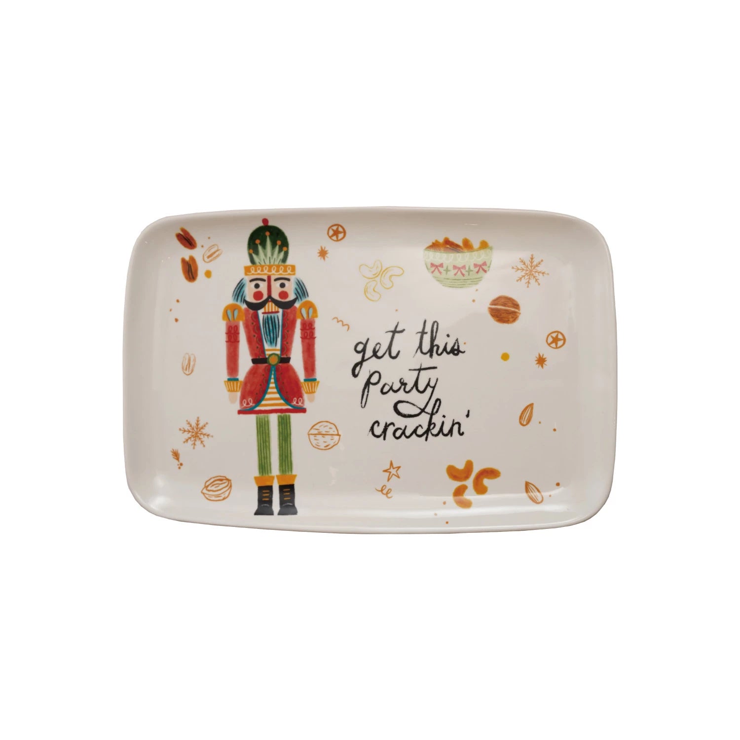 Nutcracker Stoneware Platter