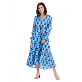 BLUE DOLAN MAXI DRESS