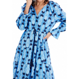 BLUE DOLAN MAXI DRESS